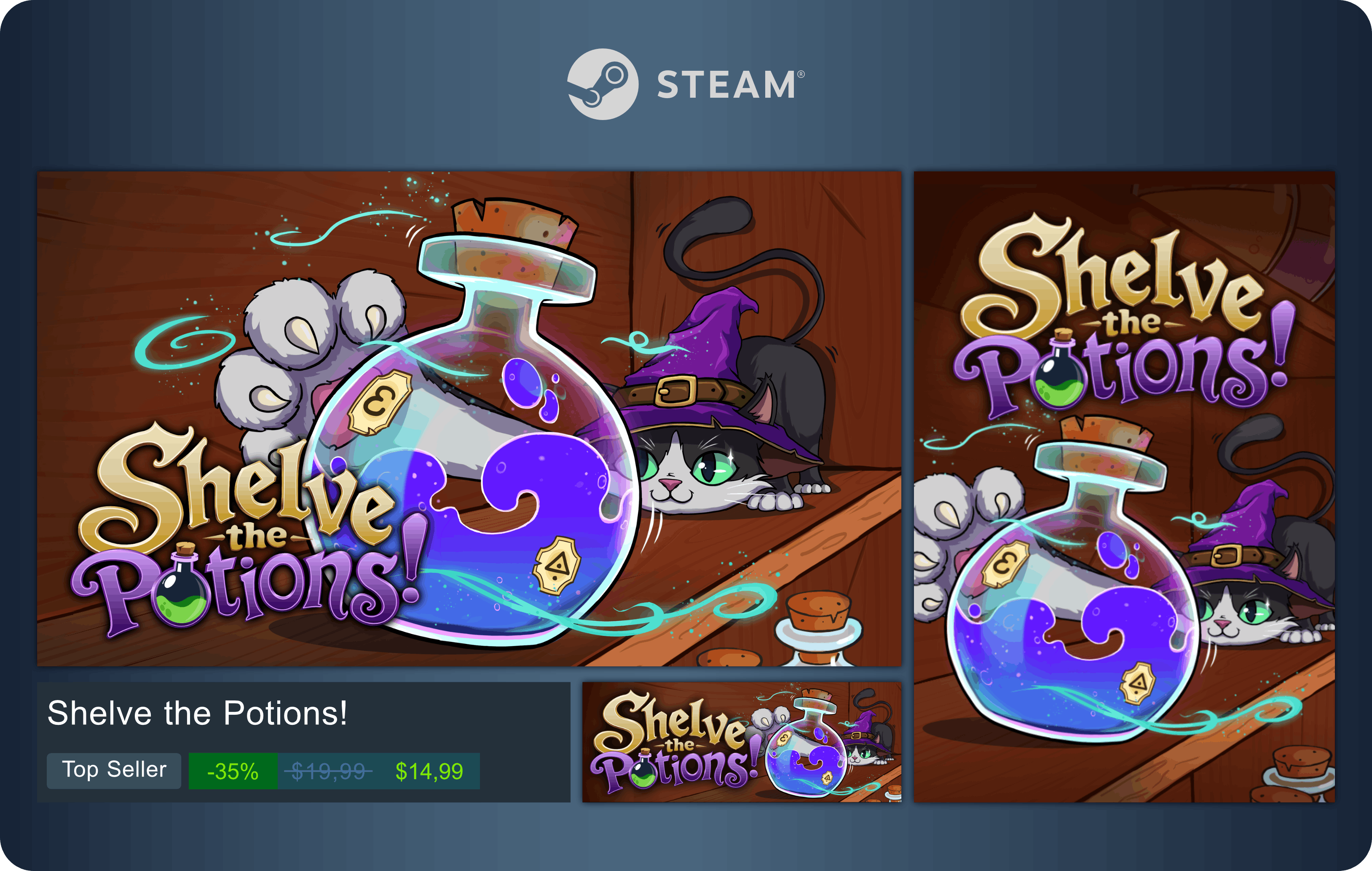 Shelve the Potions / Casual-simulator